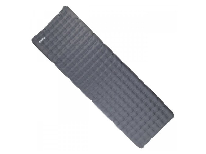 Karimatka nafukovací LITO 193x63x8 cm s vakem ŠEDÁ