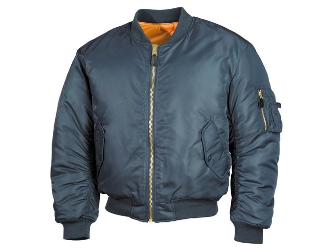 Bunda BOMBER US MA1 MODRÁ