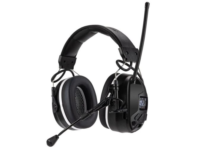 Sluchátka elektronická M300T s BlueTooth a FM rádiem ČERNÁ