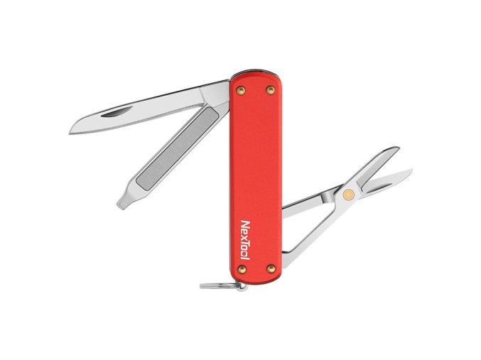 Nůž kapesní MINI POCKET multifunkční ČERVENÝ