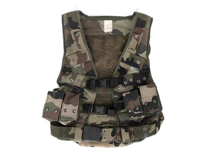 Vesta taktická ASSAULT COMBAT francouzská se sumkami CCE TARN použitá