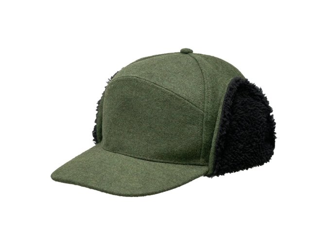 Čepice zimní Lumberjack ZELENÁ