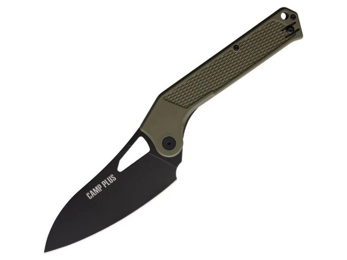 Nůž zavírací CAMP PLUS EDC hladké ostří ZELENÝ