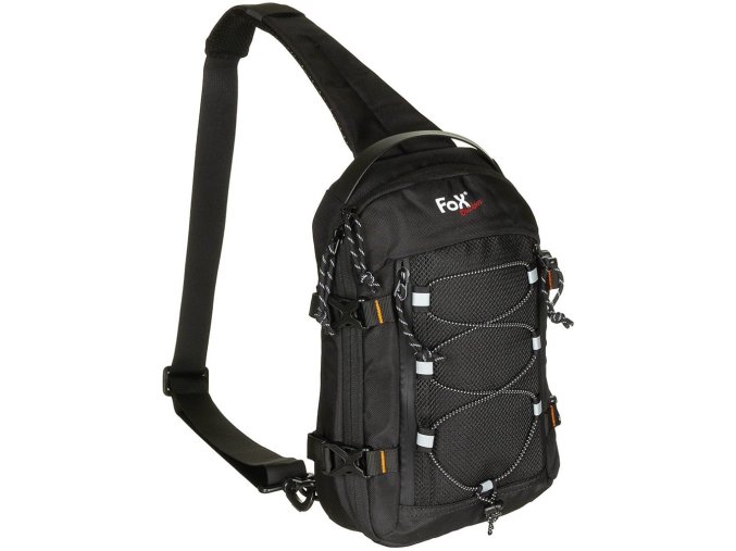 Batoh COMPACT SLING přes jedno rameno ČERNÝ