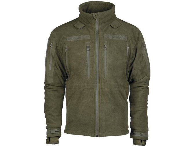 Bunda fleece s membránou TPU PLUS ZELENÁ