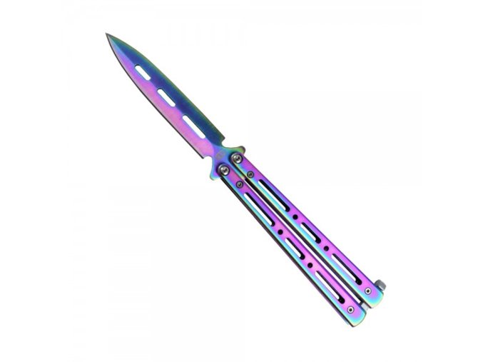 Nůž motýlek SCK Spear purple