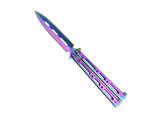 Nůž motýlek SCK Spear purple