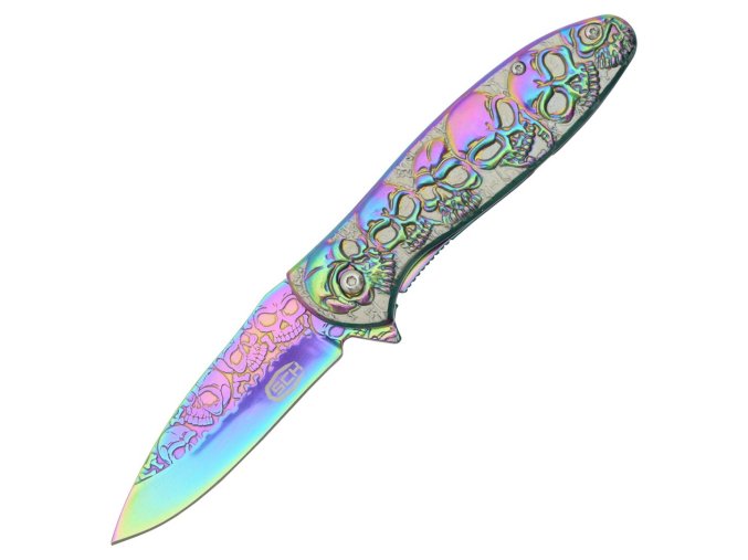 Nůž SCK Rainbow Skulls