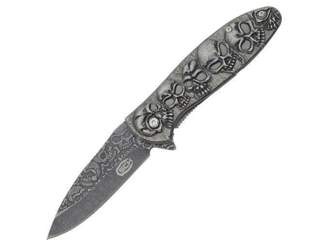 Nůž SCK Grey Skulls