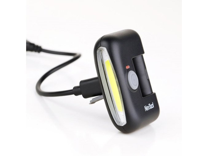 Svítilna čelová NEXSTYLE 170 lumenů s klipem ČERNÁ