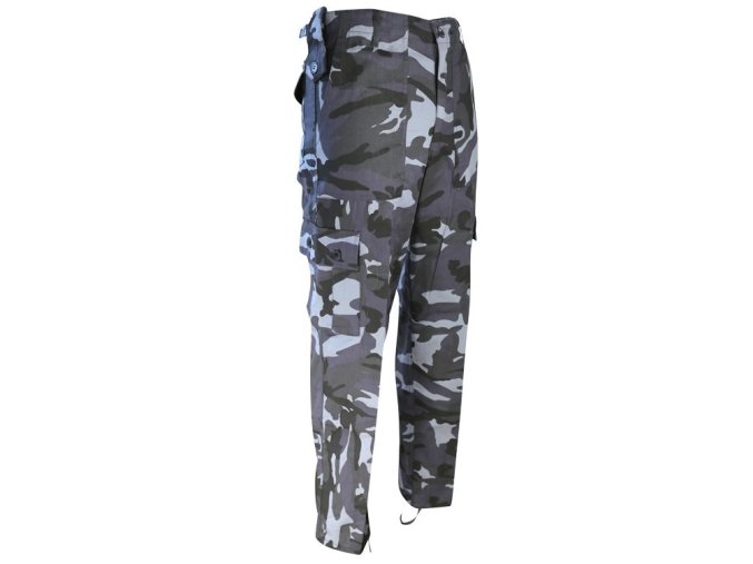 Kalhoty britské KOMBAT MIDNIGHT BLUE CAMO