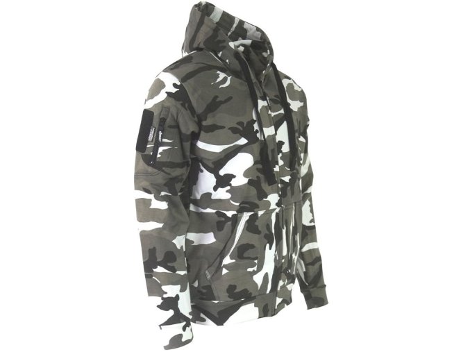 Mikina s kapucí SPEC-OPS maskování URBAN CAMO METRO