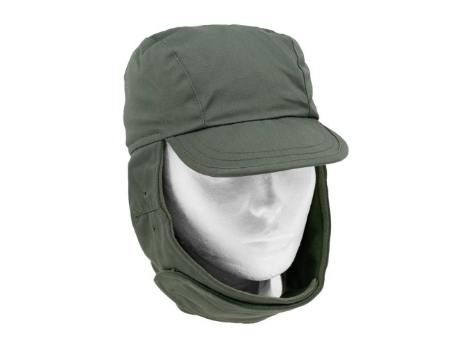 Čepice zimní francouzská s klopou na uši