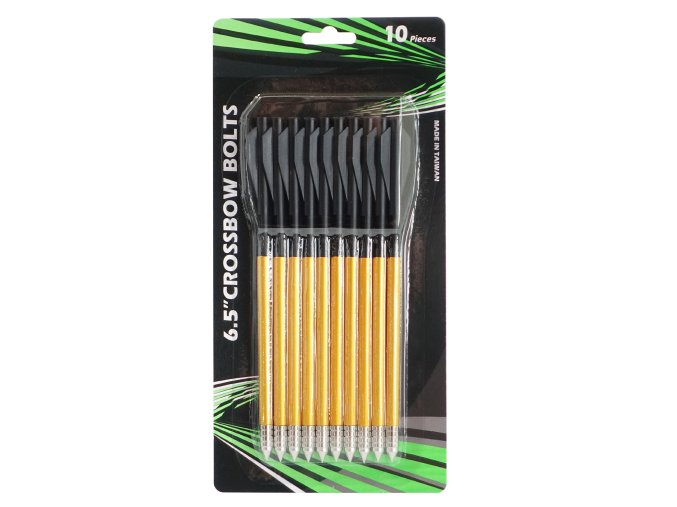 Šípy kuše pistolové Sobek dural 6,5" 10ks