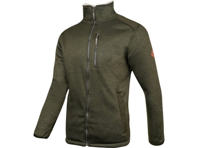 Bunda SCANDINAVIAN SHERPA zateplená ZELENÁ