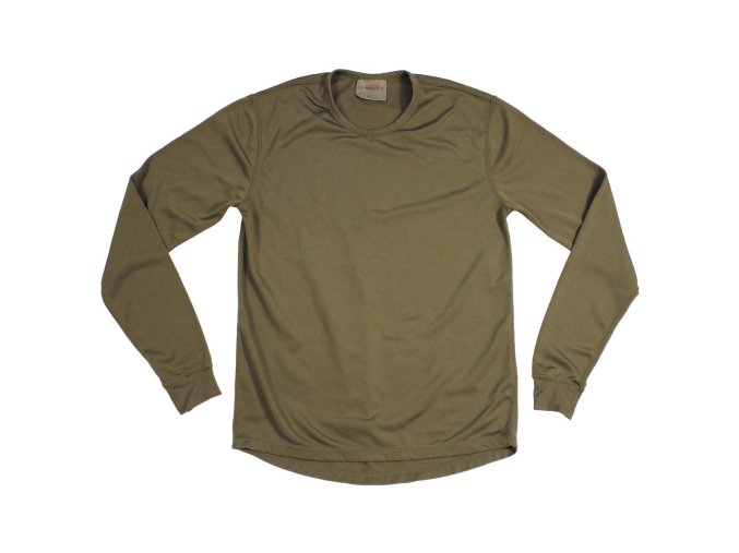 Triko funkční dlouhý rukáv BRITSKÉ THERMAL PCS LIGHT OLIVE použité