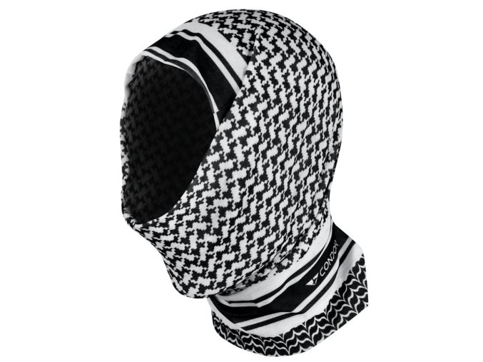 Šátek MULTI-WRAP multifunkční SKULL ČERNO-BÍLÝ