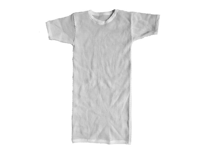 Triko síťované ITALSKÉ s krátkým rukávem BÍLÉ