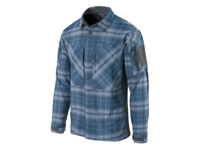 Košile MBDU WESTERN BLUE PLAID