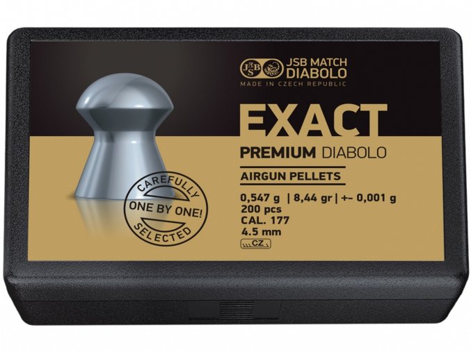 Diabolo JSB Premium Exact Short 200ks cal.4,52mm