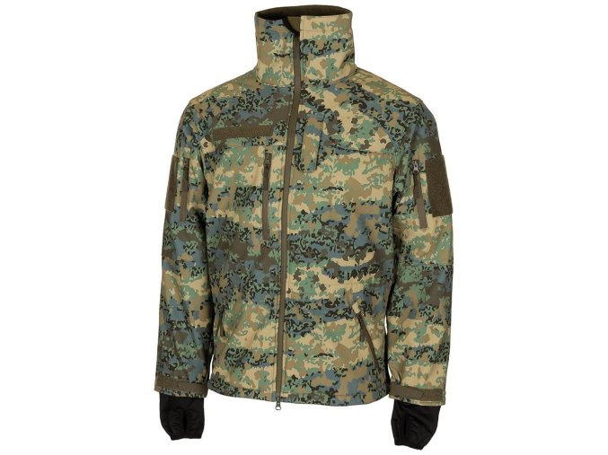Bunda softshell HIGH DEFENCE rakouské maskování 03-Tarnanzug