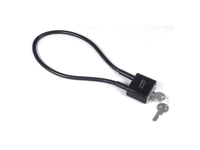 Zámek JACK-PYKE kabelový ČERNÝ 38cm