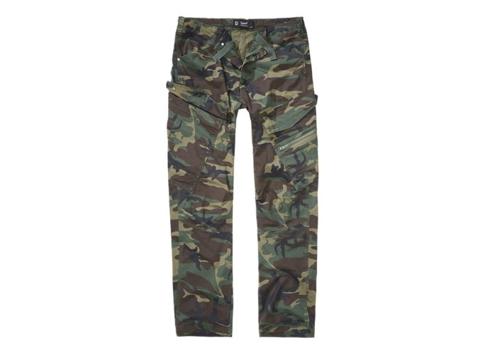 Kalhoty ADVEN SLIM FIT WOODLAND