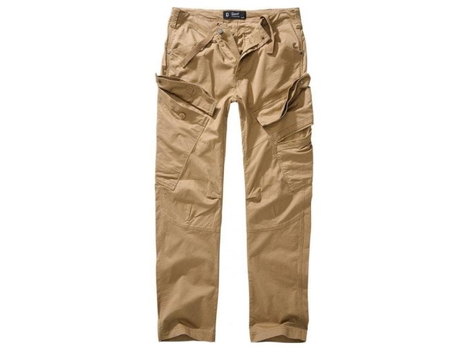 Kalhoty ADVEN SLIM FIT PÍSKOVÉ CAMEL