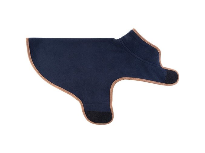 Vesta pro psa FLEECE TMAVĚ MODRÁ