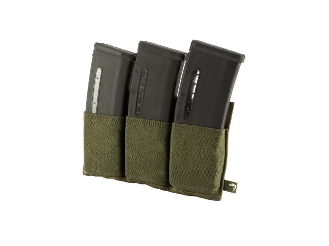 Sumka elastická otevřená pro 3 zásobníky M4/M16 ZELENÁ
