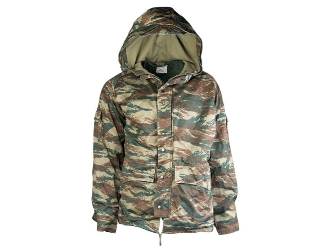 Bunda s vložkou mod I řecká LIZARD CAMO použitá