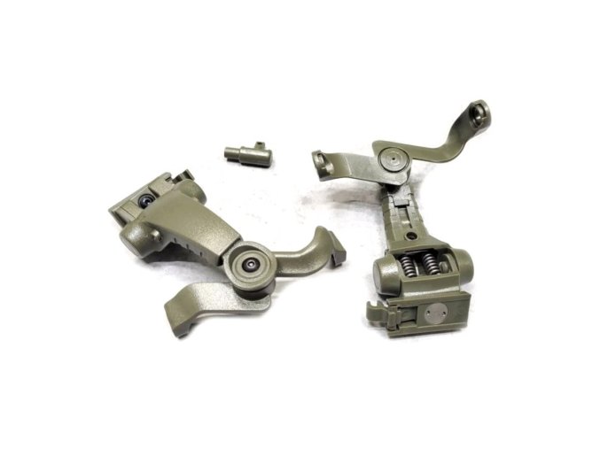 Adaptér M16 ARC na helmu pro sluchátka MARK3 ZELENÝ