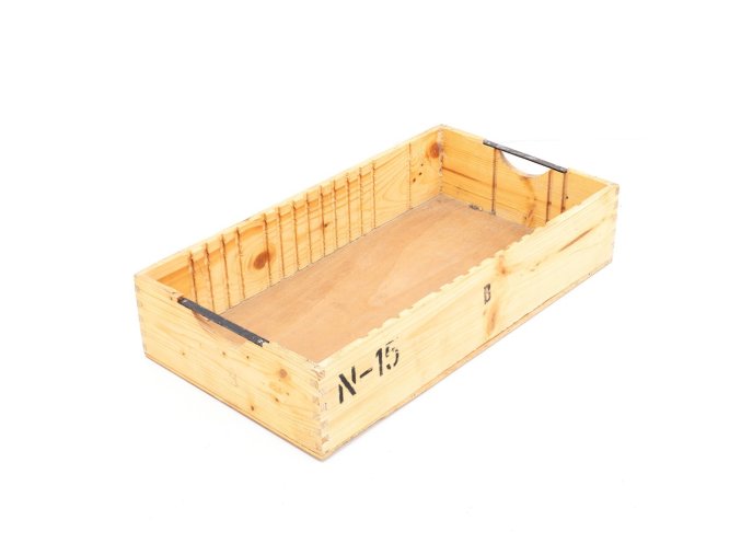 Šuplík bedýnka dřevěná ze zdravotních beden 9x24x44cm