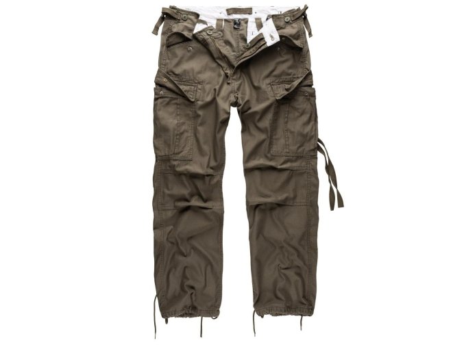 Kalhoty VINTAGE FATIGUE ZELENÉ