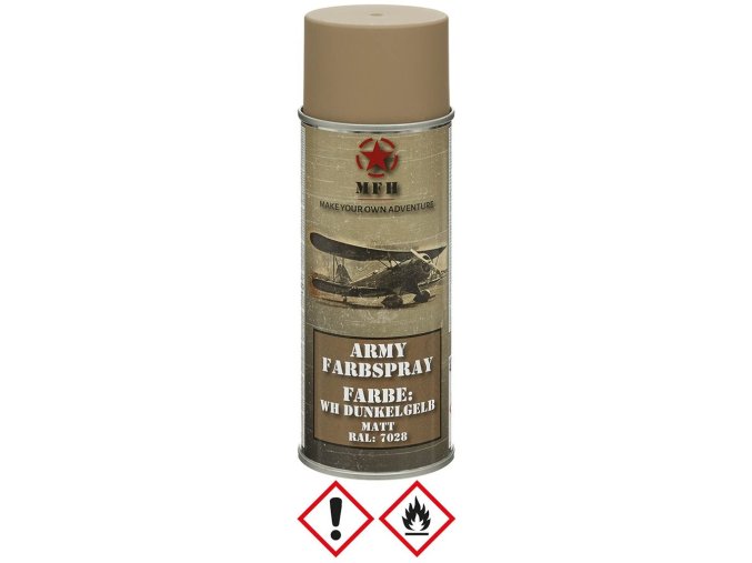 Barva ARMY ve spreji 400ml WH DUNKELGELB