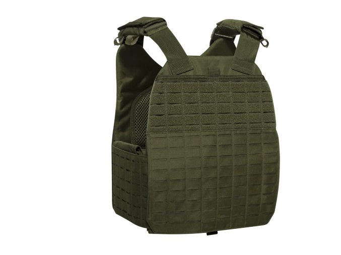 Vesta LASER CUT MOLLE nosič plátů ZELENÁ nadměrná velikost