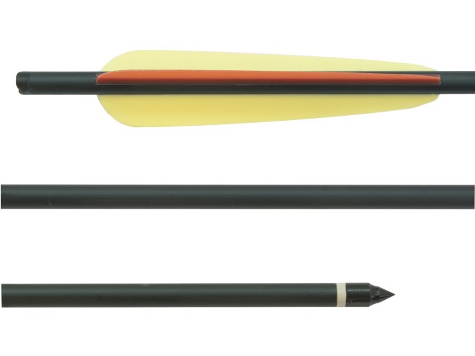 Šíp duralový 22" Beast Hunter HalfMoon černý 1ks