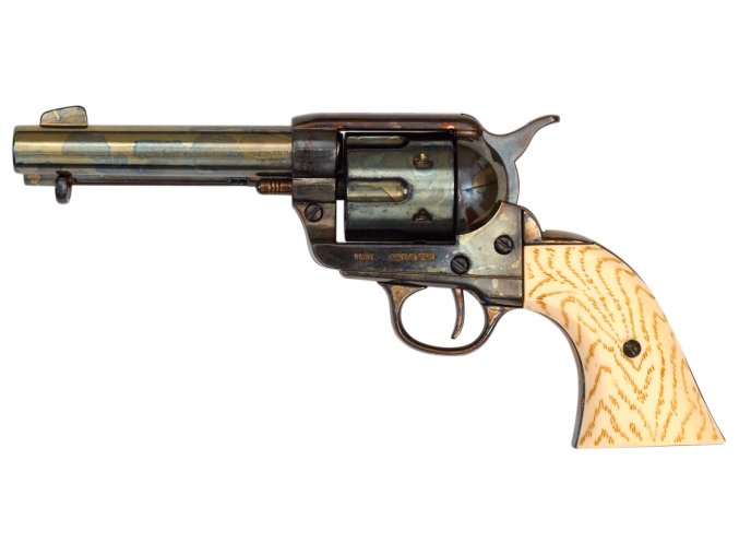 Replika revolver Colt Peacemaker 4,75", Ivory, USA 1873