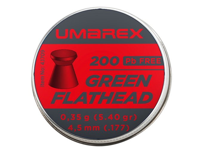 Diabolo Umarex Green Flathead Pb Free cal.4,5mm 200ks