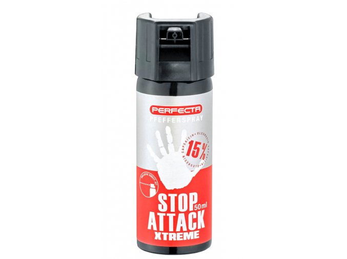 Obranný sprej pepřový Perfecta Stop Attack Xtreme OC JET 50ml