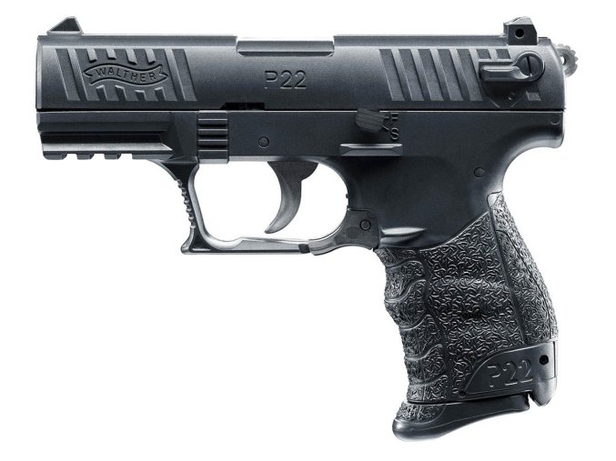 Airsoft Pistole Walther P22Q černá Metal Slide ASG