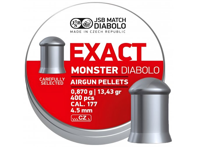 Diabolo JSB Exact Monster 400ks cal.4,52mm