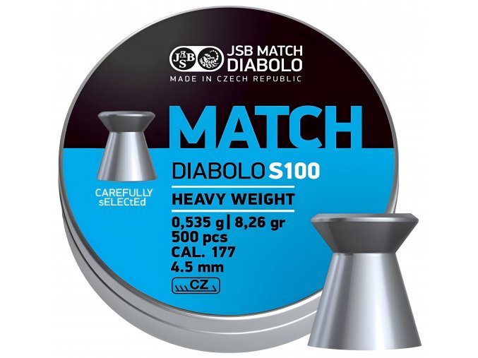 Diabolo JSB Match S100 500ks cal.4,49mm