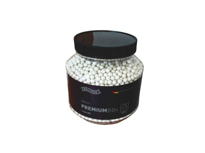 Kuličky BB 6mm 0,20g 5000 ks bílé Walther