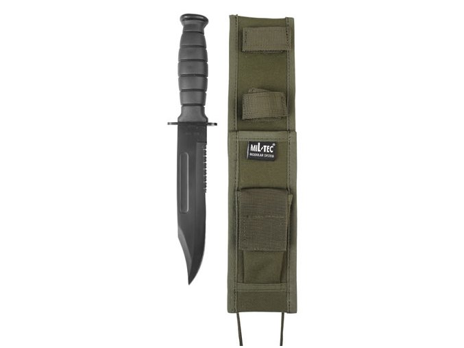 Nůž bojový US ARMY pouzdro modular ZELENÝ