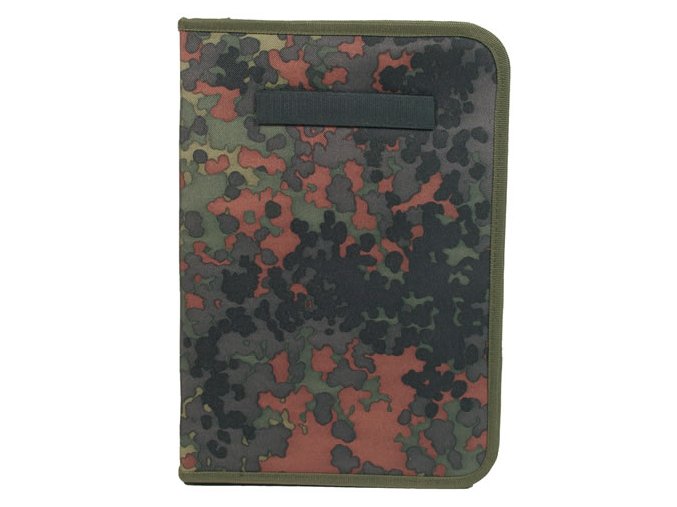 Desky na doklady pro formát A4 na zip s pořadačem BW FLECKTARN