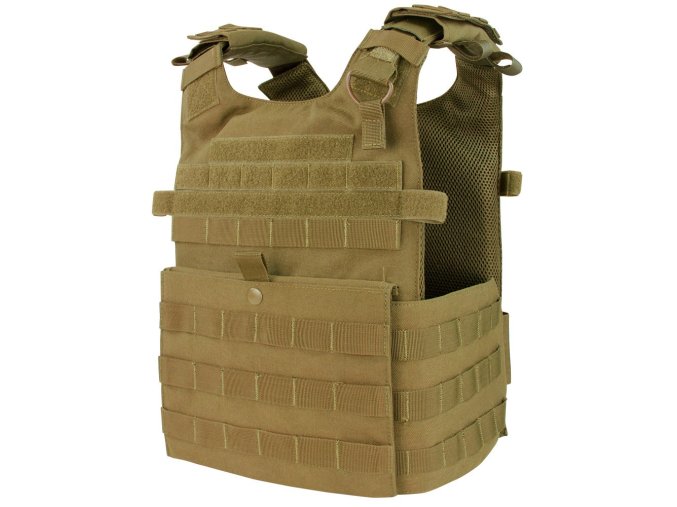 Vesta lehká GUNNER MOLLE nosič plátů COYOTE BROWN