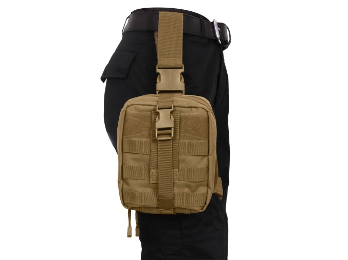 Pouzdro stehenní MOLLE MEDIC rozkládací COYOTE BROWN