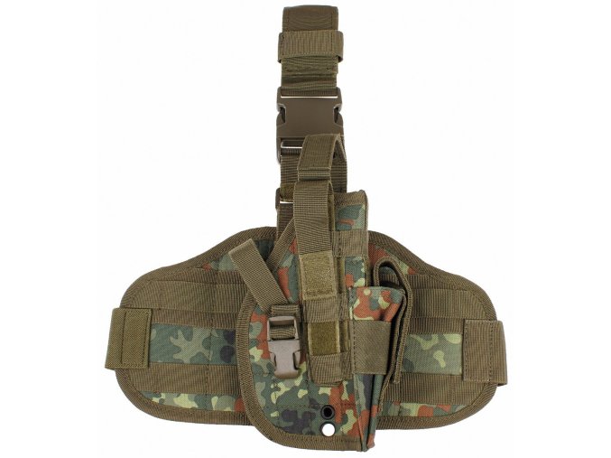 Pouzdro na zbraň stehenní MOLLE FLECKTARN