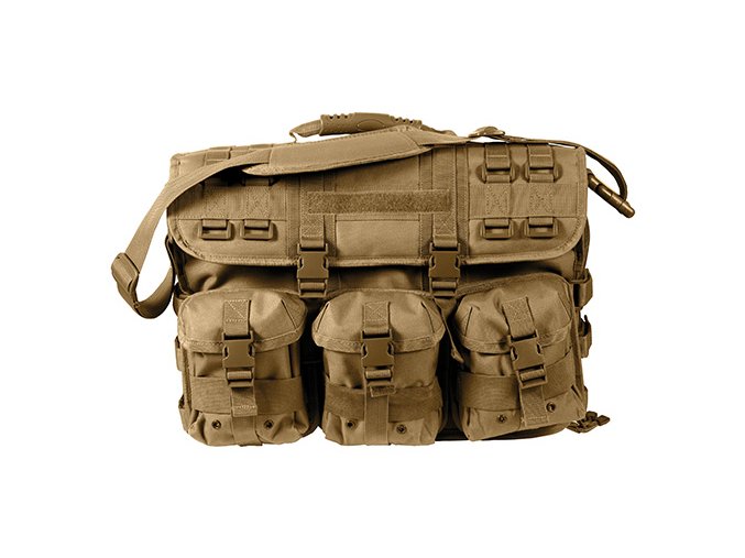 Taška MOLLE přes rameno na laptop COYOTE